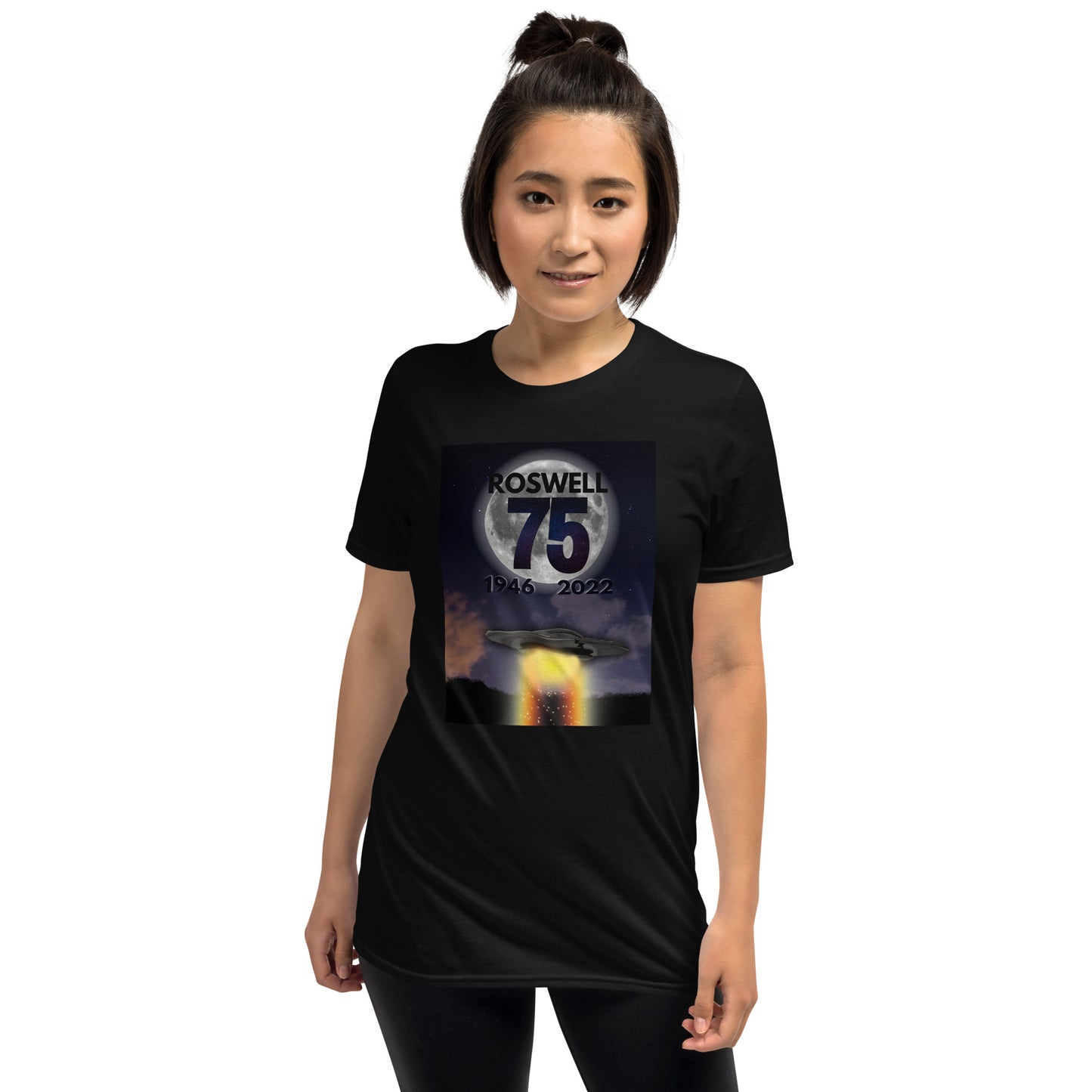 Roswell 75 Years - Short Sleeve Unisex T-Shirt