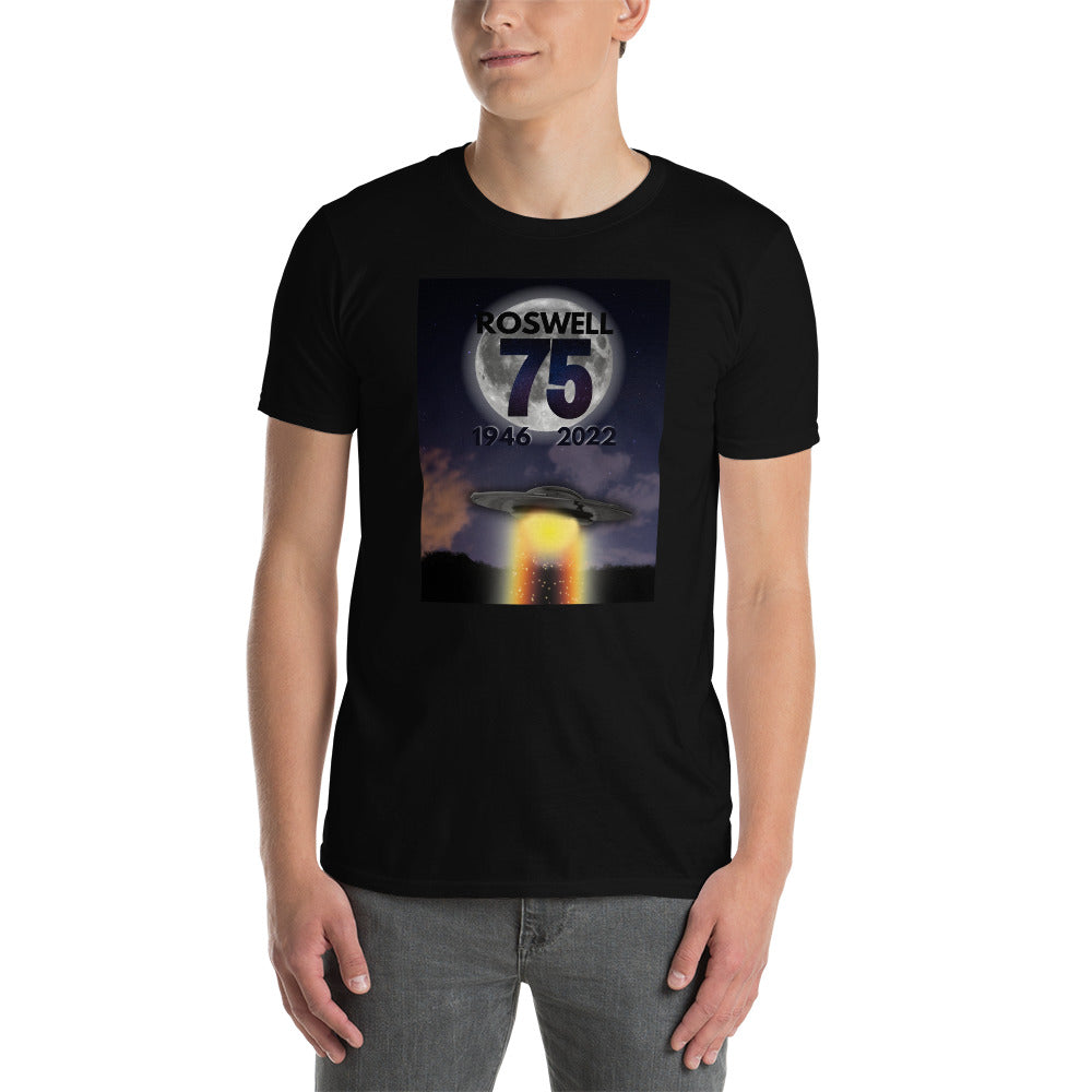 Roswell 75 Years - Short Sleeve Unisex T-Shirt