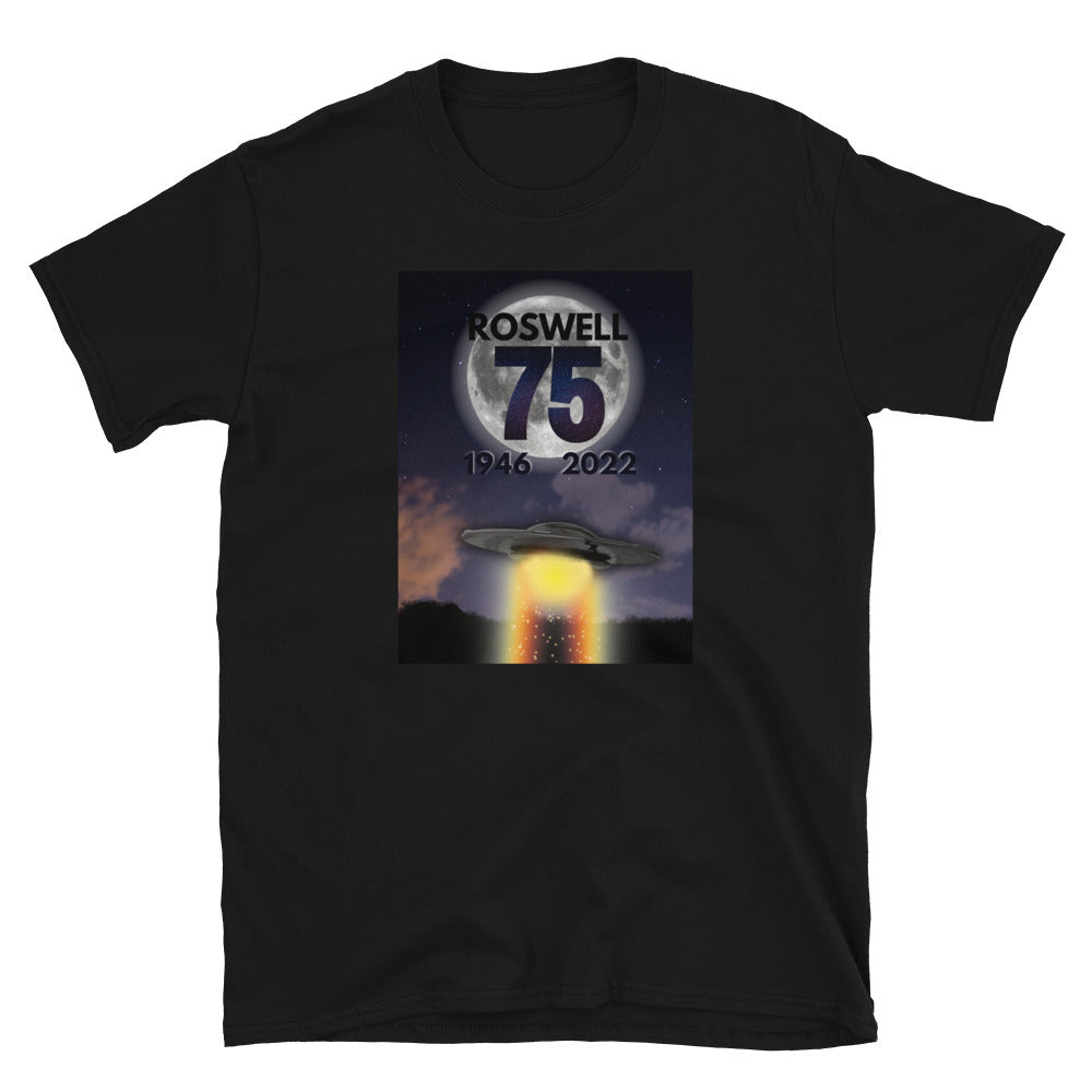 Roswell 75 Years - Short Sleeve Unisex T-Shirt