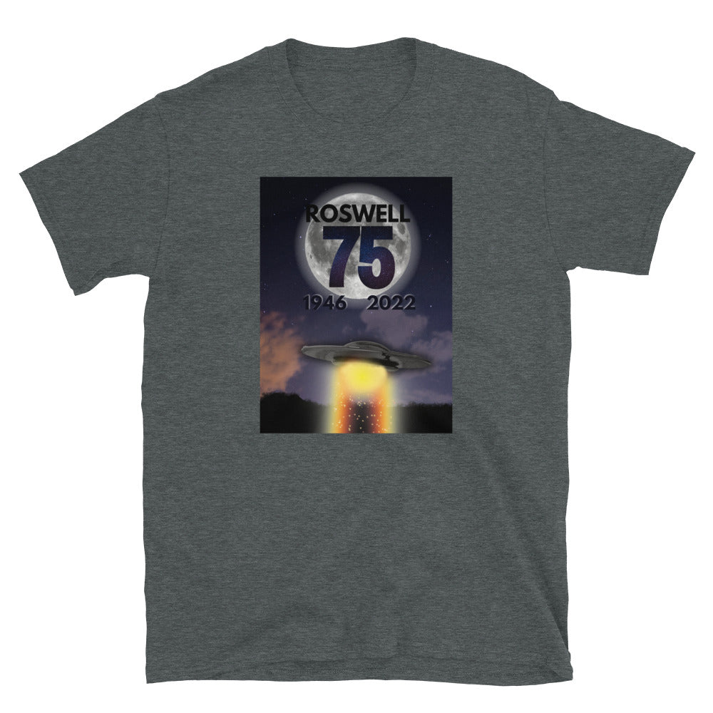Roswell 75 Years - Short Sleeve Unisex T-Shirt