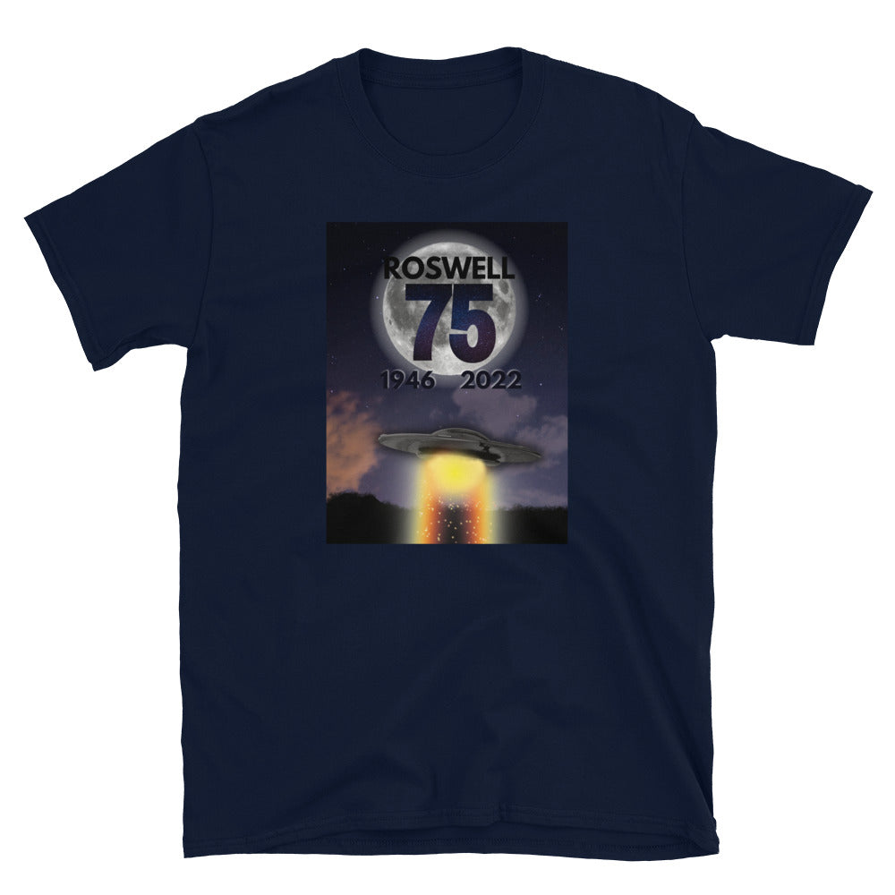 Roswell 75 Years - Short Sleeve Unisex T-Shirt