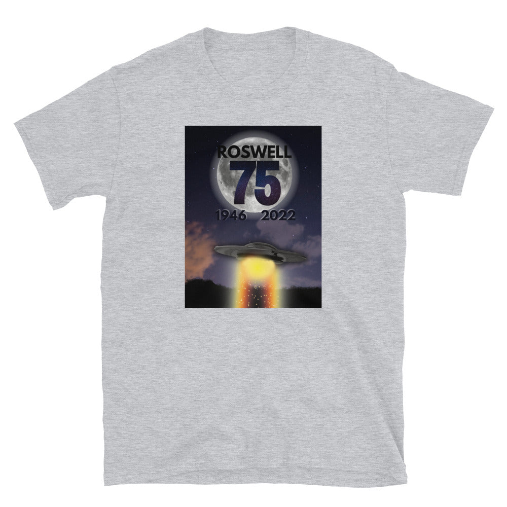 Roswell 75 Years - Short Sleeve Unisex T-Shirt