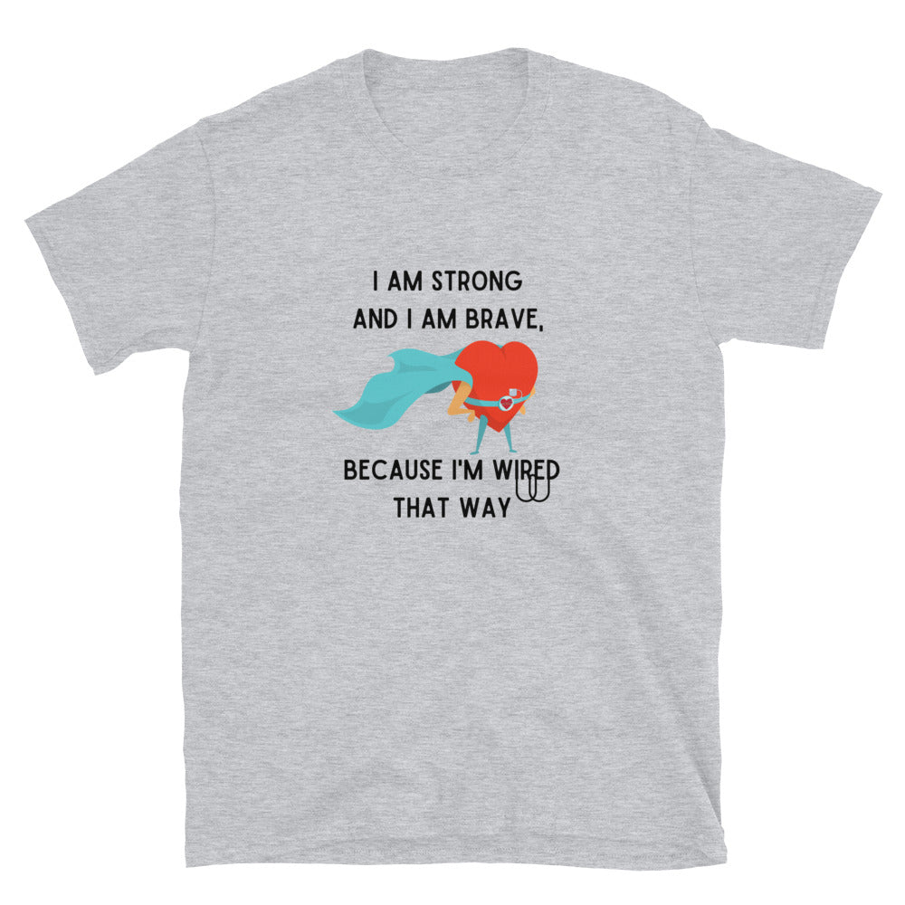 Strong and Brave - Adult - Short-Sleeve Unisex T-Shirt