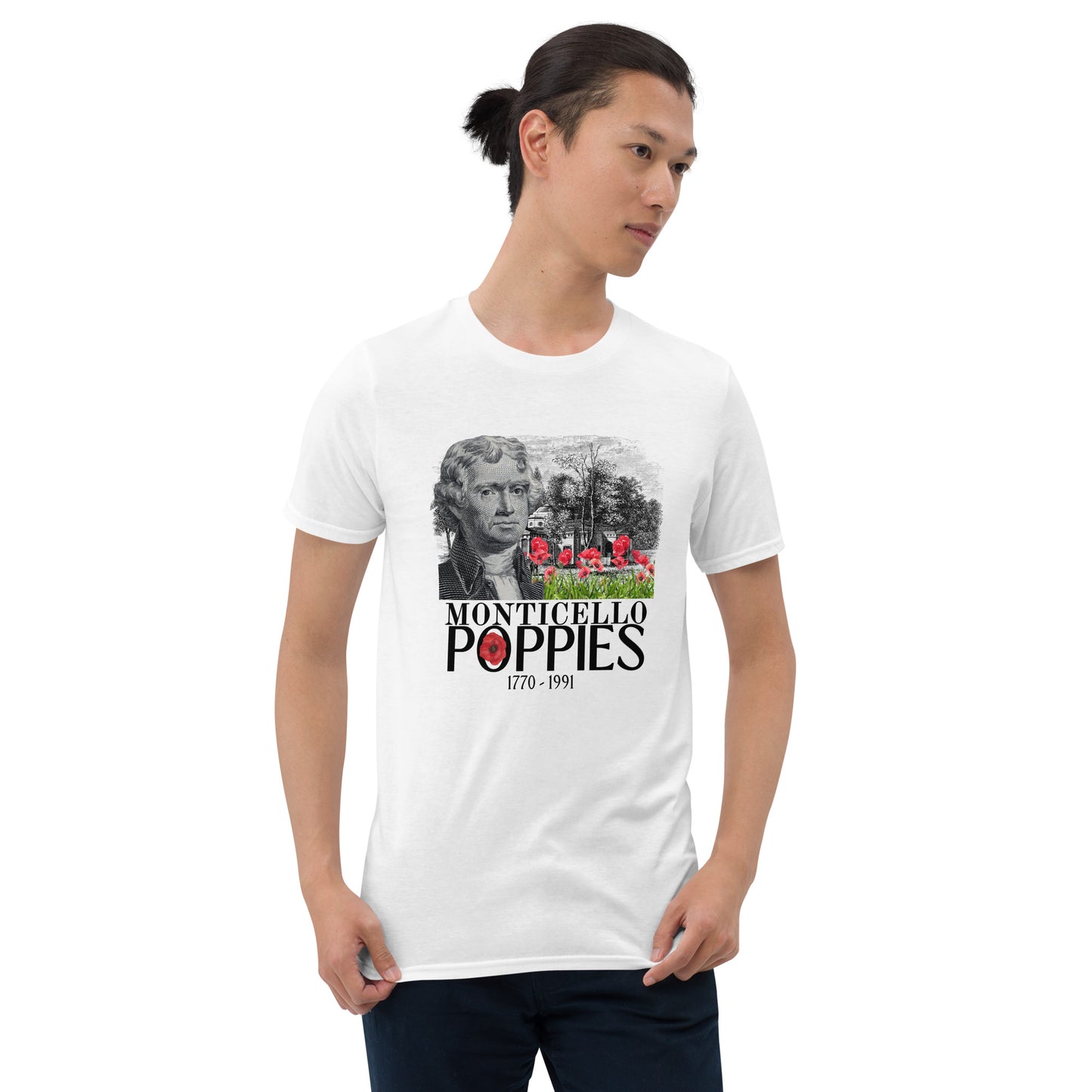 Monticello Poppies - Short-Sleeve Unisex T-Shirt