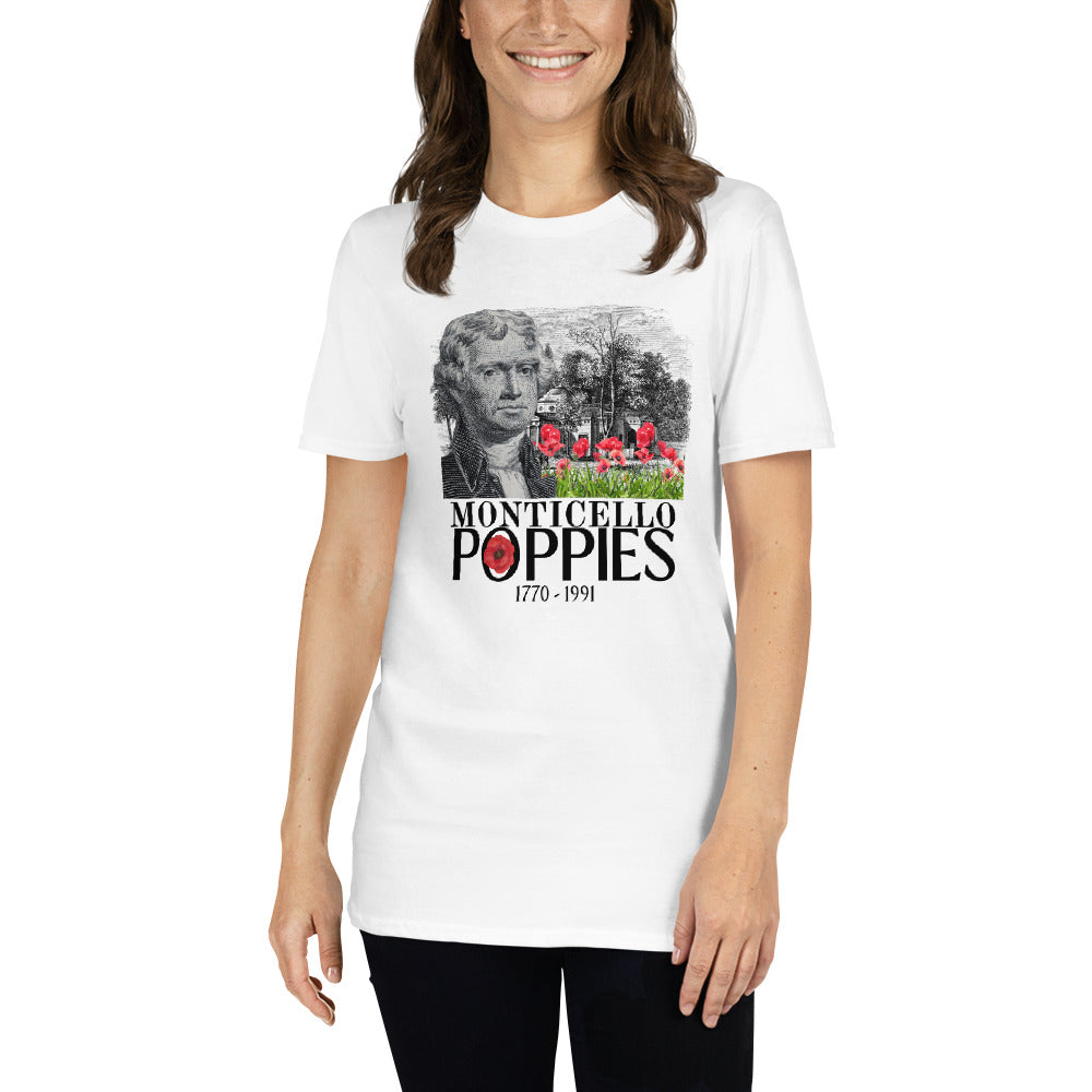 Monticello Poppies - Short-Sleeve Unisex T-Shirt