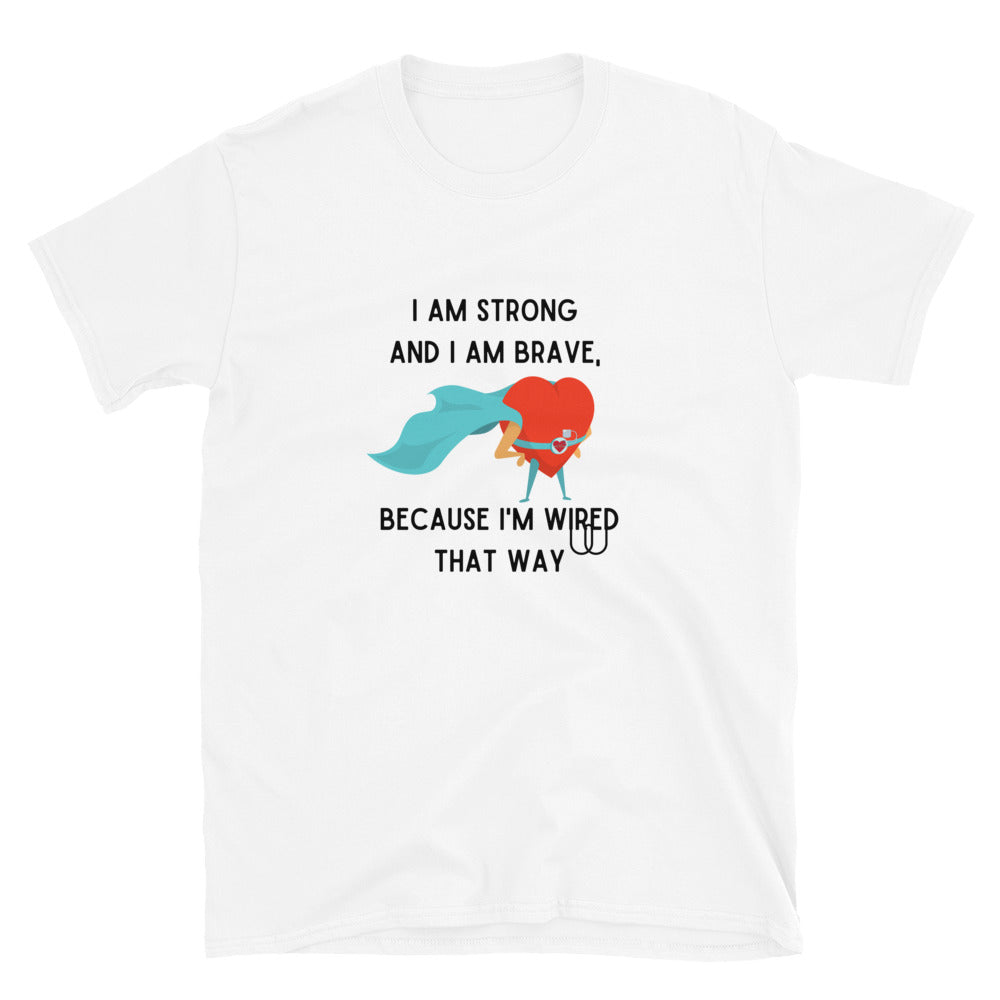 Strong and Brave - Adult - Short-Sleeve Unisex T-Shirt