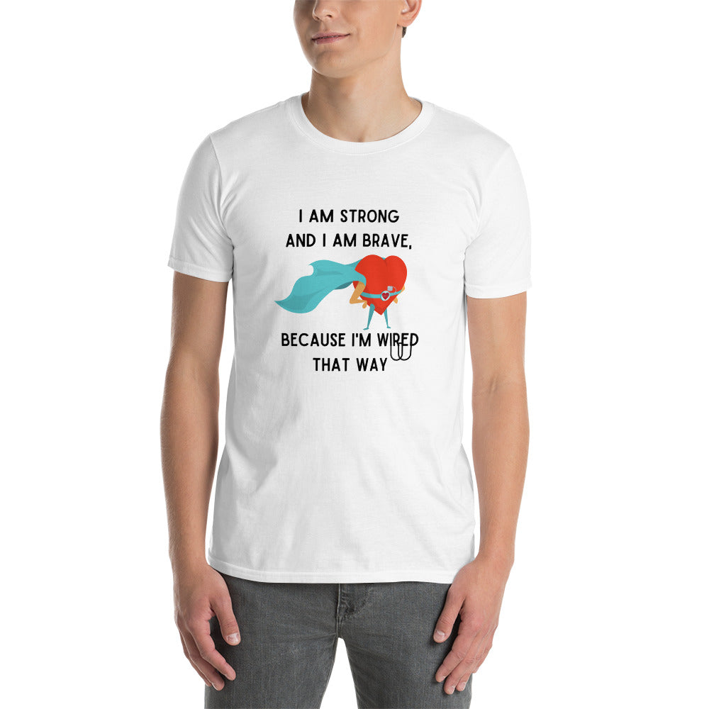 Strong and Brave - Adult - Short-Sleeve Unisex T-Shirt