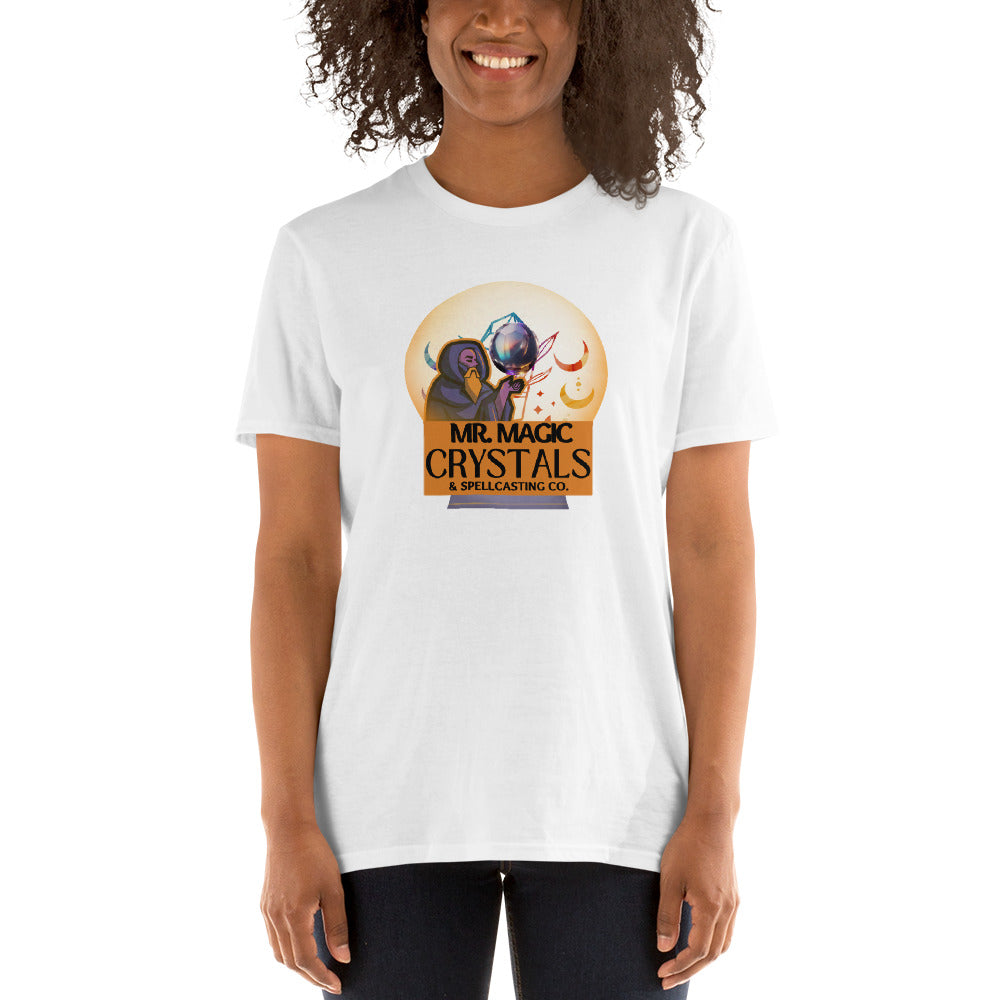 Mr. Magic Crystals and Spellcasting Co - Short Sleeve Unisex T-Shirt