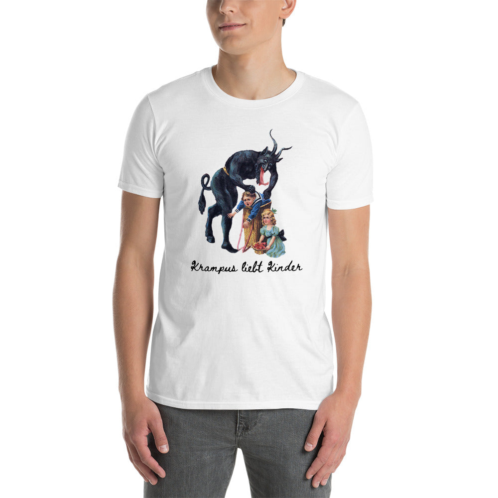 Krampus loves Kids - Short-Sleeve Unisex T-Shirt
