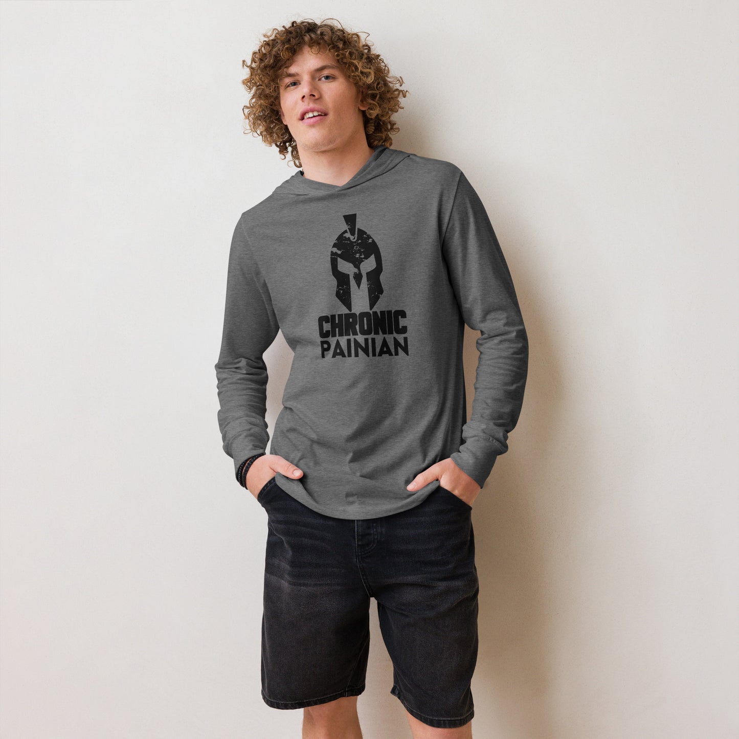 Chronic Painian Hooded long-sleeve tee