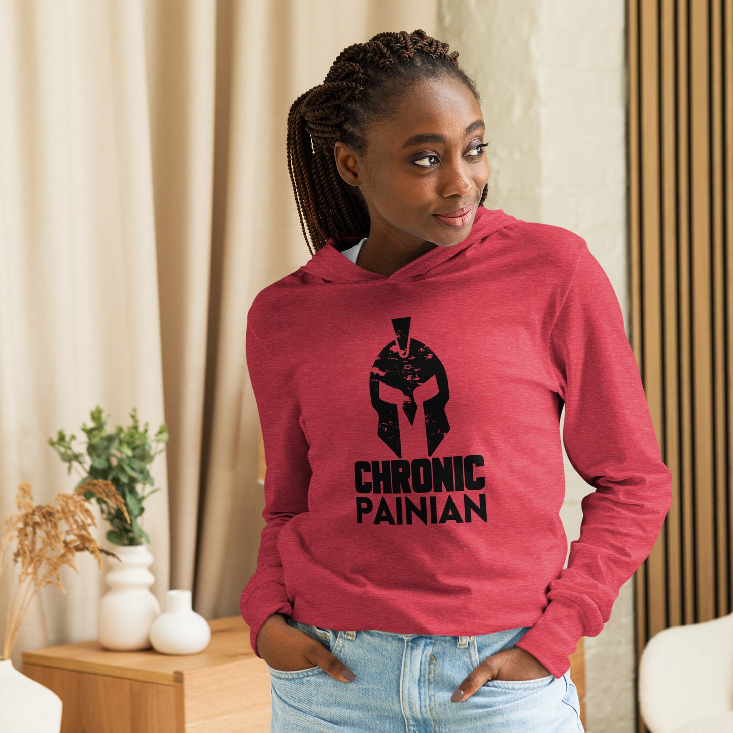 Chronic Painian Hooded long-sleeve tee