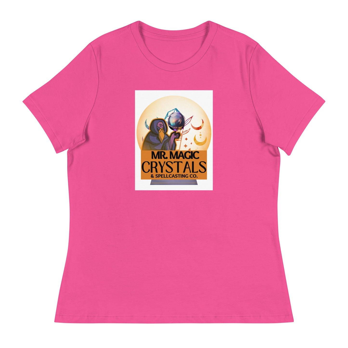 Mr. Magic Crystals and Spellcasting Co - Women's Cut T-Shirt
