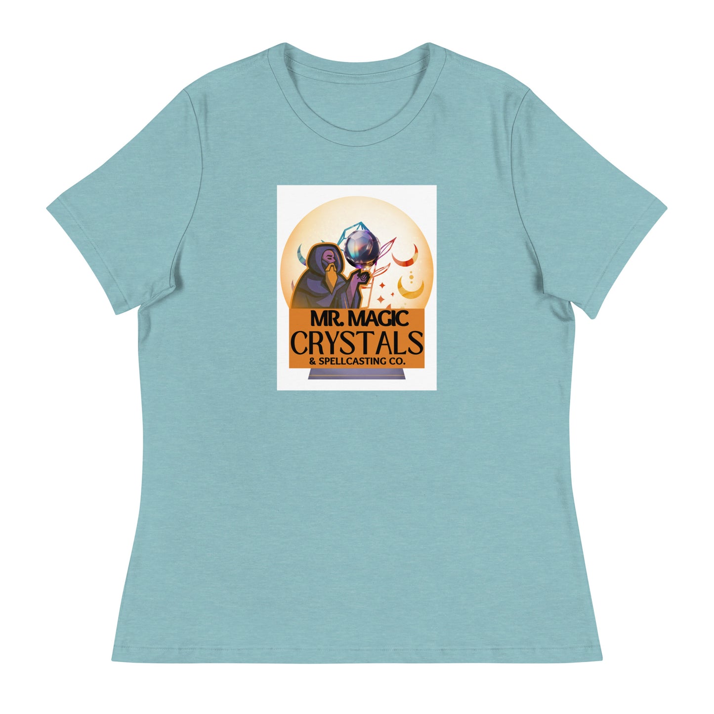 Mr. Magic Crystals and Spellcasting Co - Women's Cut T-Shirt