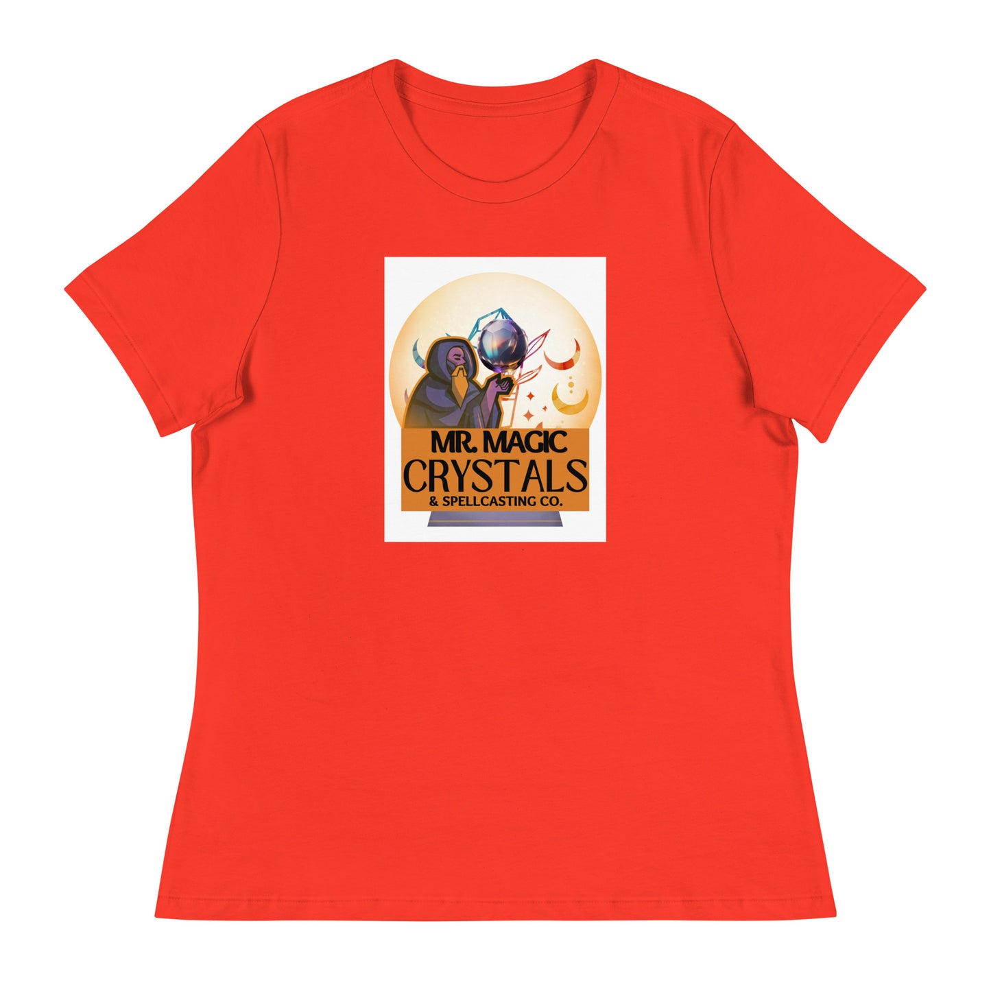 Mr. Magic Crystals and Spellcasting Co - Women's Cut T-Shirt