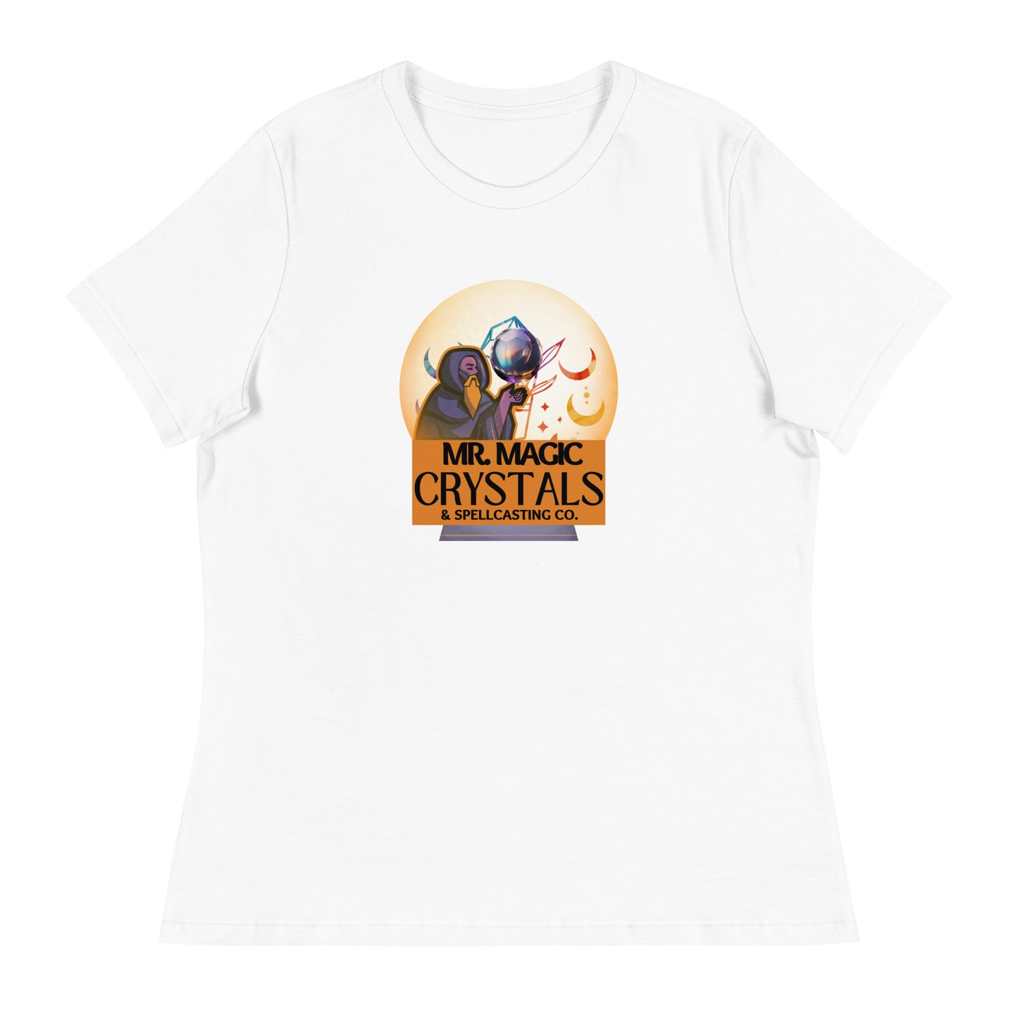 Mr. Magic Crystals and Spellcasting Co - Women's Cut T-Shirt