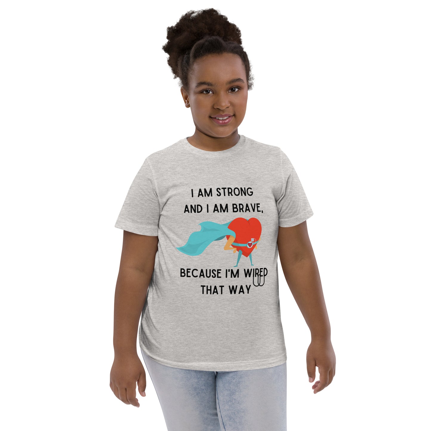 Strong and Brave - Youth - Jersey t-shirt