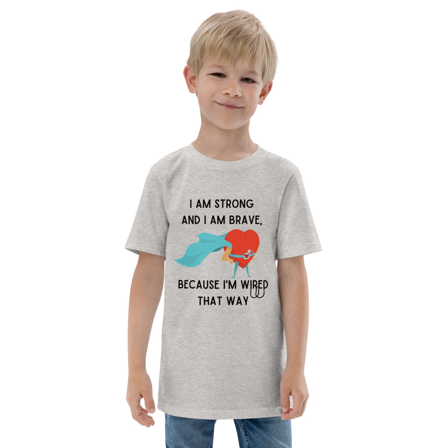 Strong and Brave - Youth - Jersey t-shirt