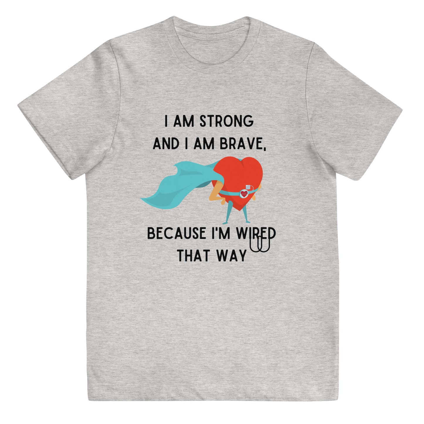 Strong and Brave - Youth - Jersey t-shirt