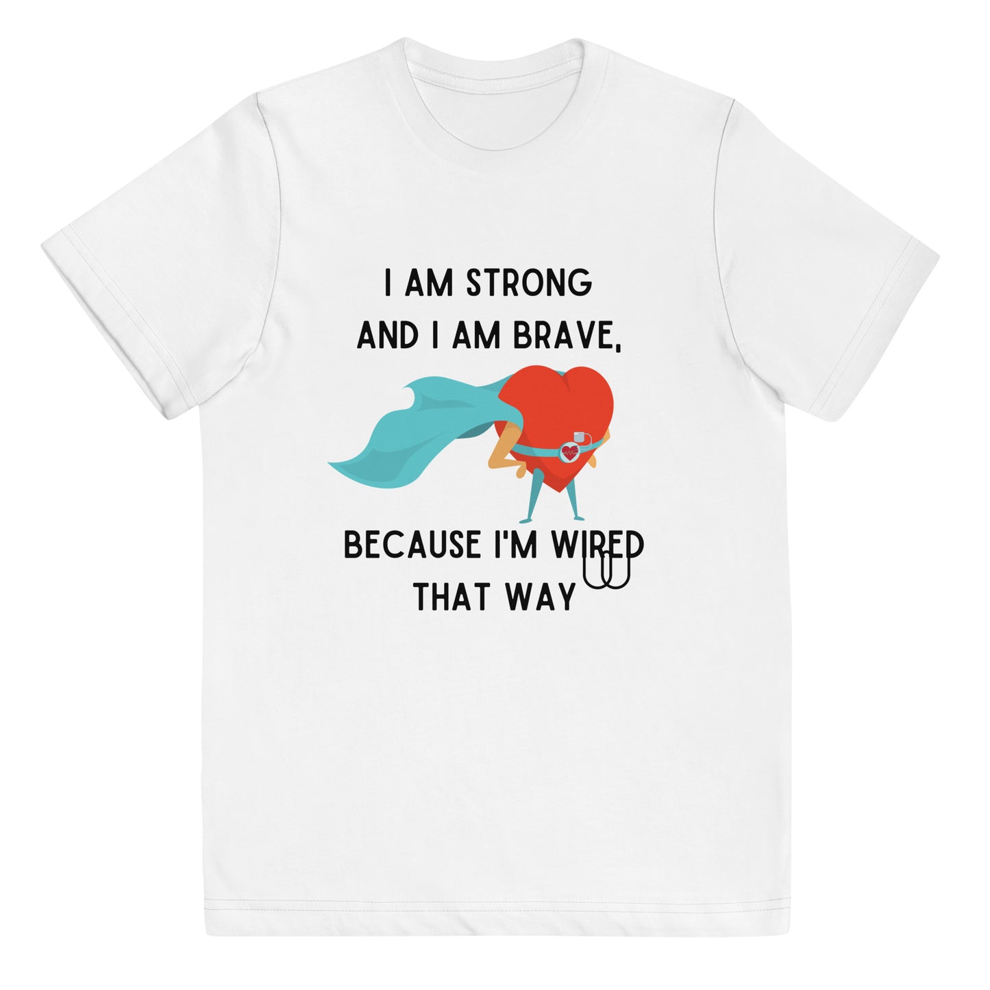 Strong and Brave - Youth - Jersey t-shirt