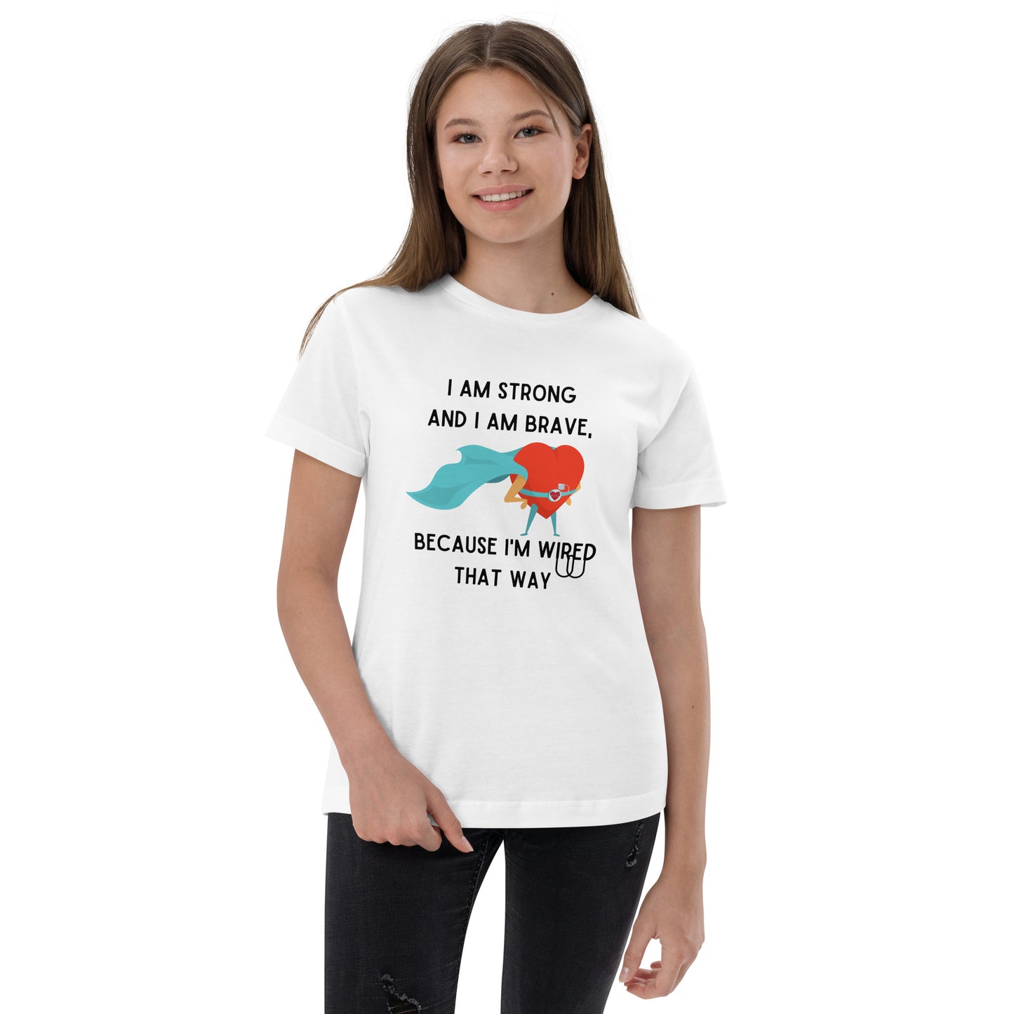 Strong and Brave - Youth - Jersey t-shirt