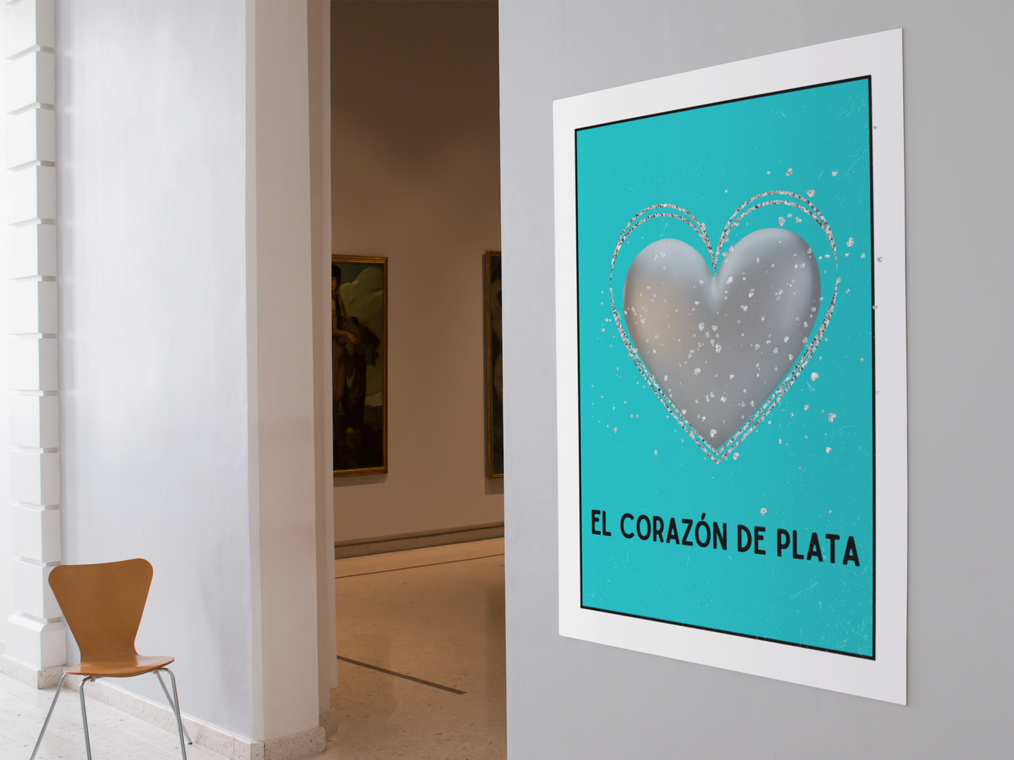 El Corazon De Plata - The Silver Heart - Matte Poster Print